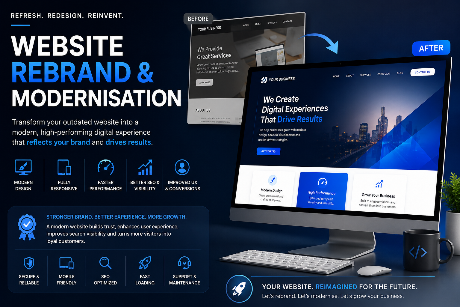 Website Rebrand & Modernisation